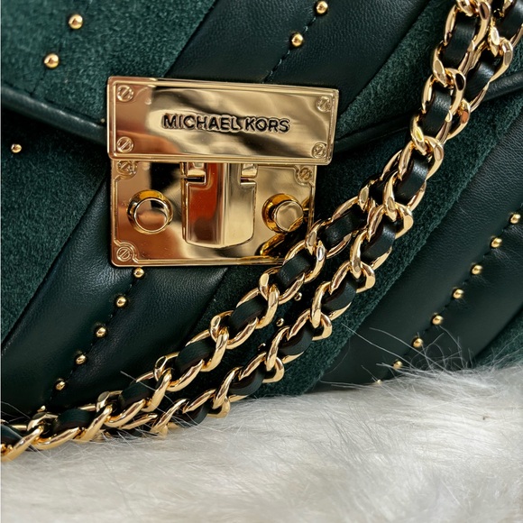 Emerald green quilted Michael kors - Picture 2 of 9